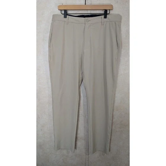FootJoy FJ Pro Tour Golf Pants Mens 36x32 Tan Stretch Performance Chino - Picture 2 of 11